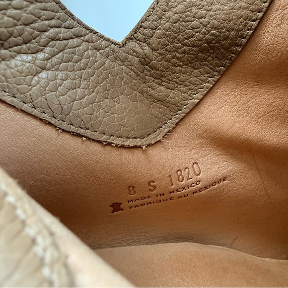 Poppy Barley The Two Point Five Ankle Boot in Leather Tan Size 8 - Picture 5 of 10